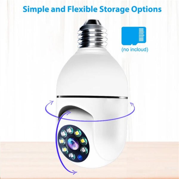 2.4G Mini Wifi Bulb Surveillance Night Vision Camera - UnclExpress