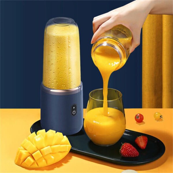 400ml Electric Wireless Juicer With 6 Blades - UnclExpress