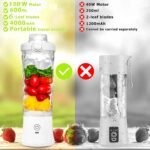 600ML 4000mAh Portable Electric Juicer Blender - UnclExpress