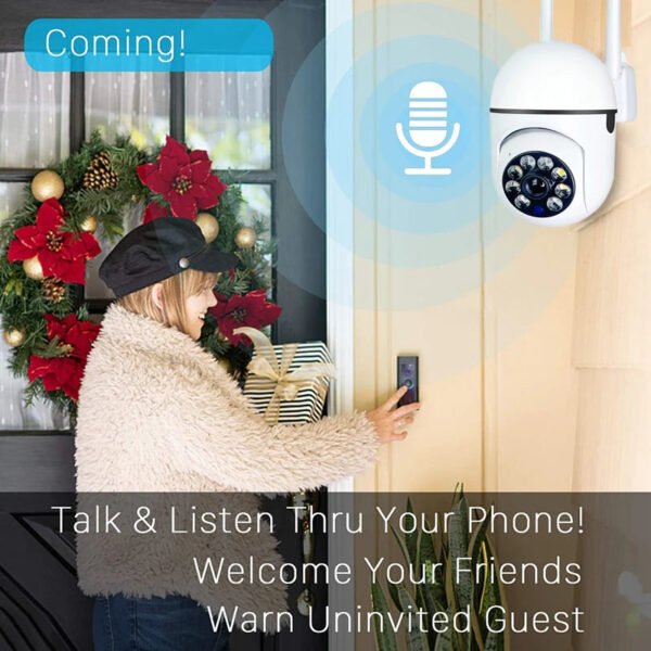 Wireless Surveillance Auto Tracking Security CCTV Camera - UnclExpress