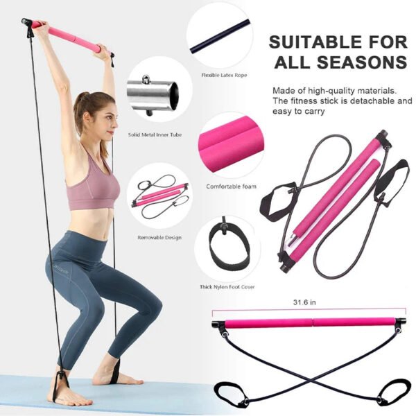 Fitness Bar Yoga Chest Expansion Tension Rope - UnclExpress