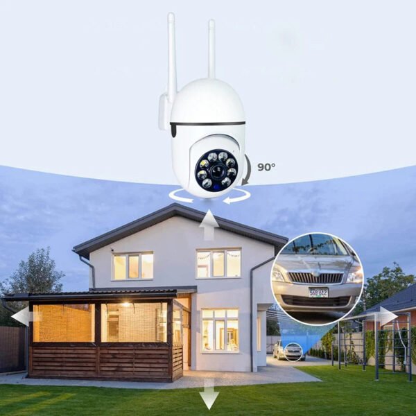 Wireless Surveillance Auto Tracking Security CCTV Camera - UnclExpress