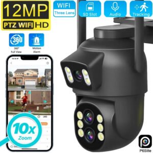 12MP 4K WiFi Night Vision Security  Camera - UnclExpress