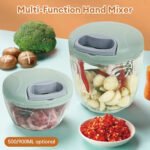 500/900ML Manual Meat Mincer Garlic Chopper - UnclExpress