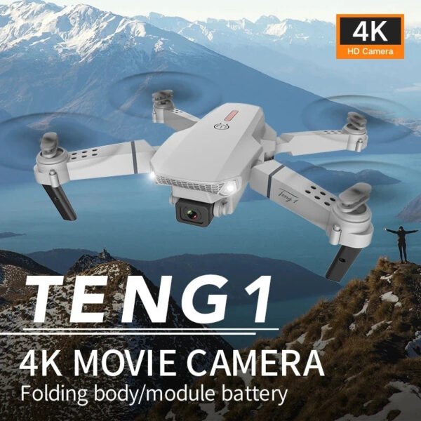 4K Foldable 1080P Drone Camera Wide Angle - UnclExpress