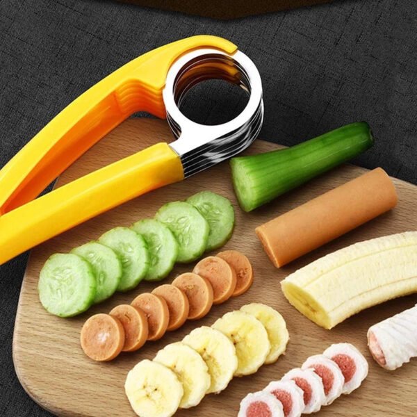 Banana Slicer Fruit Vegetable Chopper Fruit Cutter - UnclExpress