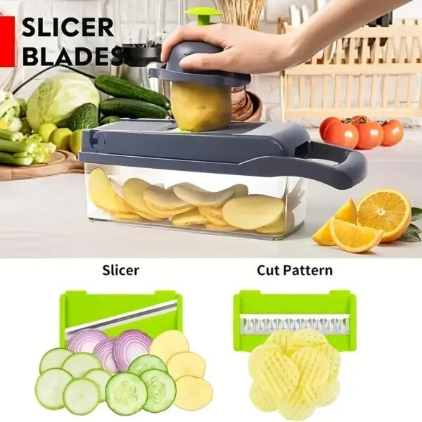 14/16 in 1 Multifunctional Vegetable Chopper - UnclExpress