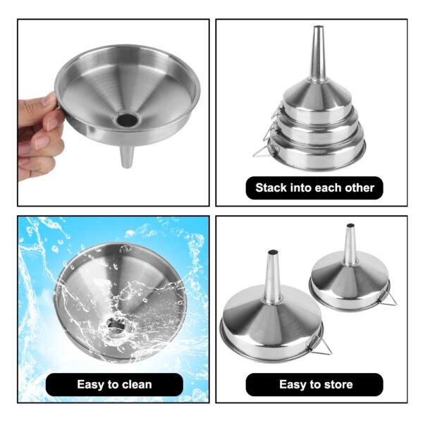 Metal Funnel For Canning Kitchen Tools - UnclExpress