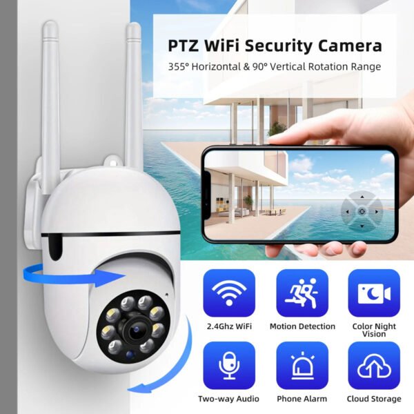 3MP WiFi Security Camera Home &  Baby Monitor - UnclExpress