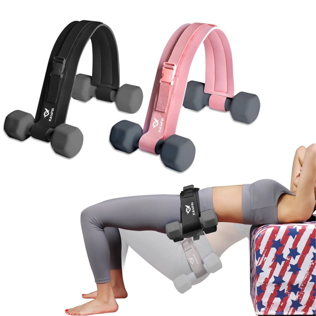 Portable Dumbbell Weight Belt PU Leather Waist Hip - UnclExpress