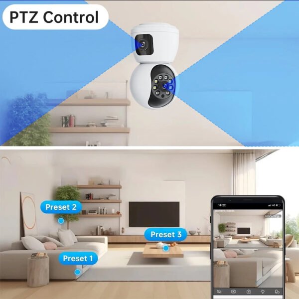 2K 4MP PTZ Security Wireless Surveillance Camera - UnclExpress