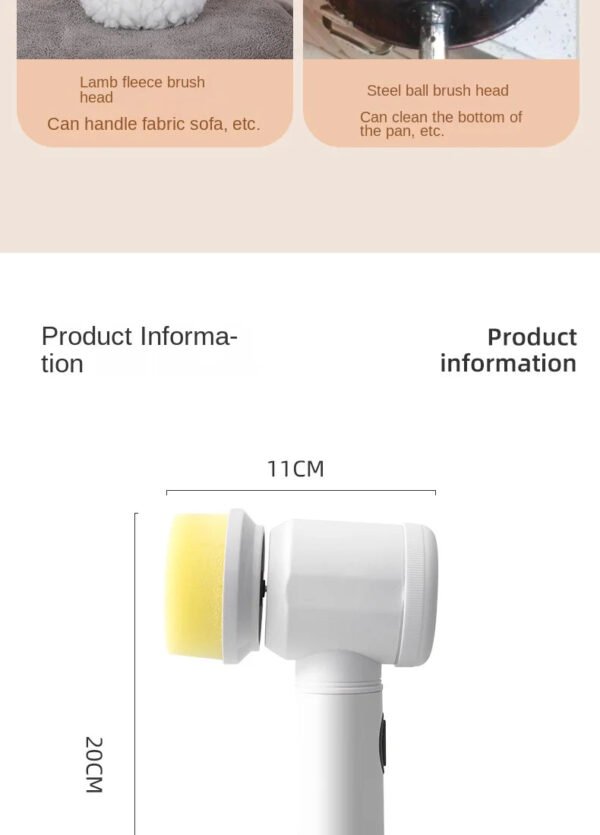Multi-functional Electric Cleaning Brush for Kitchen - UnclExpress
