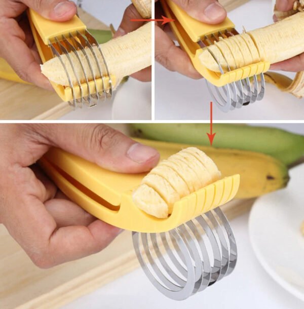 Banana Slicer Fruit Vegetable Chopper Fruit Cutter - UnclExpress