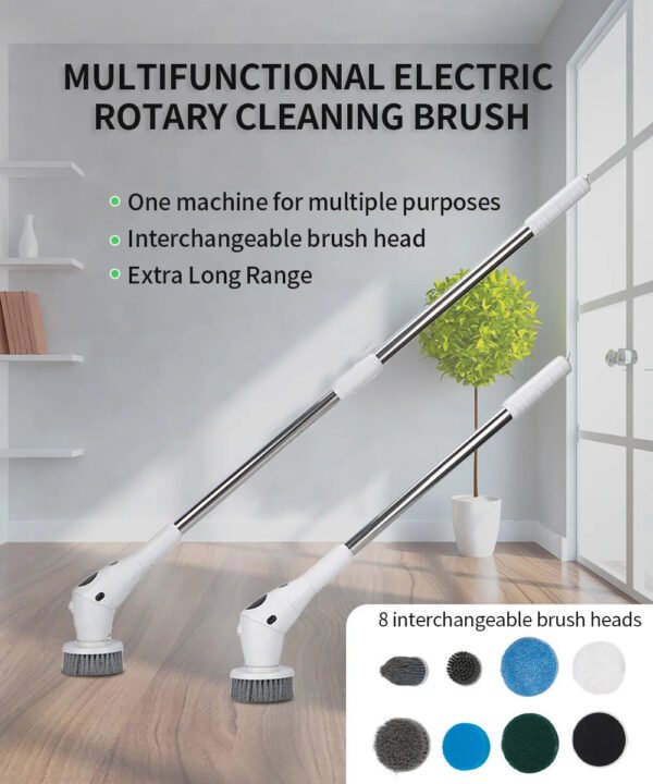 8 In 1 Household Electric Cleaning Brush - UnclExpress