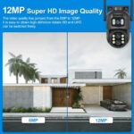 12MP 4K WiFi Night Vision Security  Camera - UnclExpress