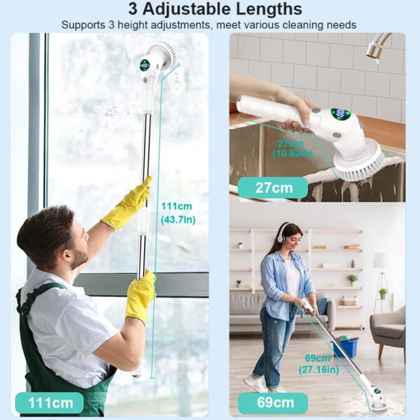 8 in 1 Multifunctional Electric Cleaning Brush - UnclExpress