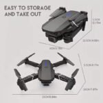 4K Foldable RC Drone With 1080P Wide Angle Camera - UnclExpress