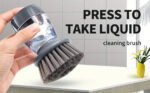 Automatic liquid adding and pot washing brush - UnclExpress