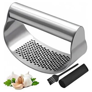 Upgraded Stainless Steel Garlic Press Squeezer - UnclExpress