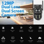 12MP 4K WiFi Night Vision Security  Camera - UnclExpress